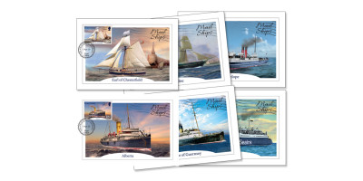 Maxi Mail Ships Postcards Set of 6