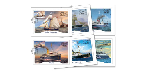 Maxi Mail Ships Postcards Set of 6