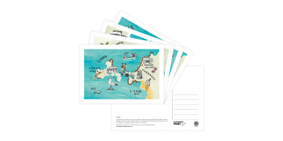 Set of 4 Postcards