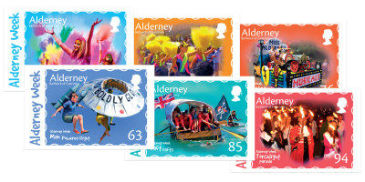 Alderney Week Postcards