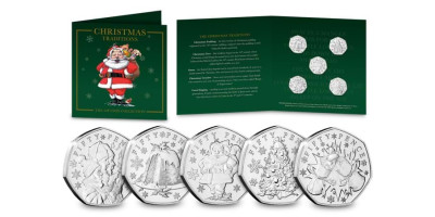 Christmas Favourite Traditions 50p coin collection