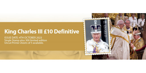 King Charles III £10 Definitive 