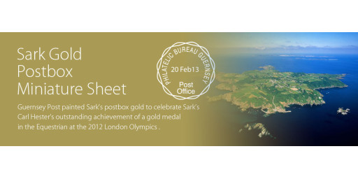 Sarks Gold Postbox