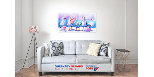Seagull Mischief Canvas Print