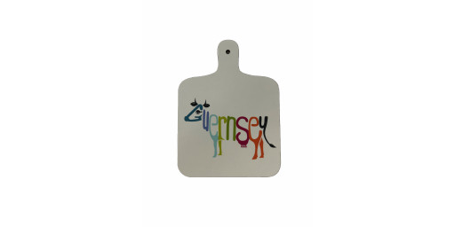 Guernsey Word Chopping Board by Jill Vaudin