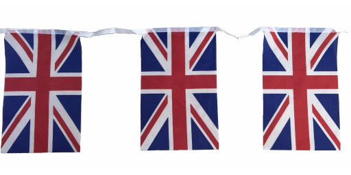 Union Jack flag bunting