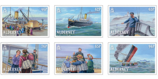 Set of 6 stamps
