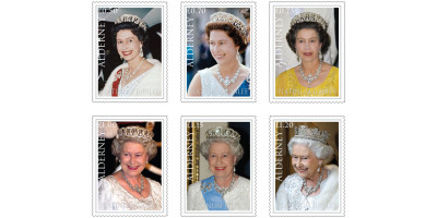 Set of 6 stamps