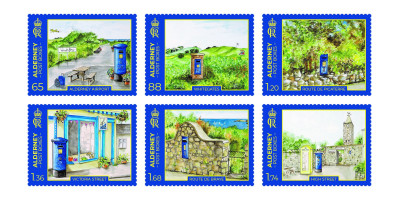 Set of 6 stamps