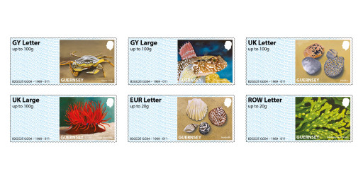 Post and Go stamps feature the Bailiwick vibrant seashore Post and Go stamps feature the Bailiwick vibrant seashore