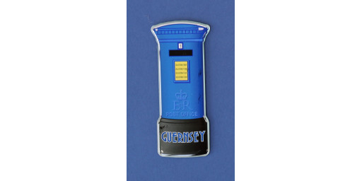 The Iconic Blue Guernsey Post Box 
