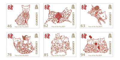 Set of 6 Stamps