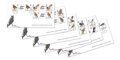 First Day Cover Gutter Pairs x 6