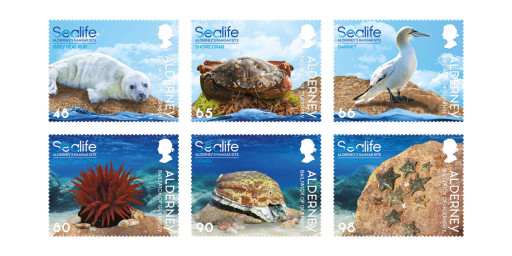 Set of 6 stamps