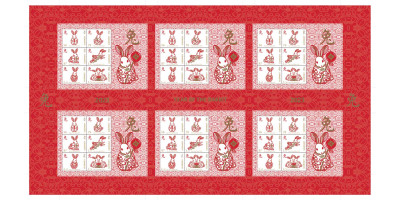 Year of the Rabbit Uncut Press Sheet