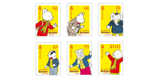 Set of 6 stamps