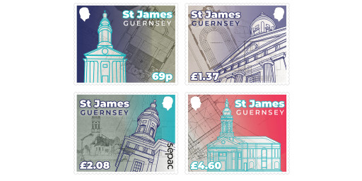Guernsey Post celebrates Island's architecture with stamps depicting St James Guernsey Post celebrates Island's architecture with stamps depicting St James