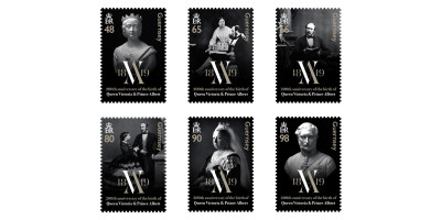Set of 6 stamps