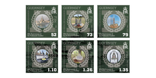 Set of 6 stamps