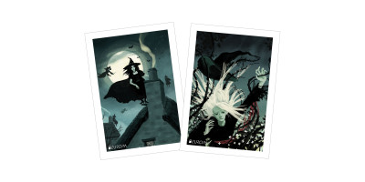 Set of 2 Europa Postcards