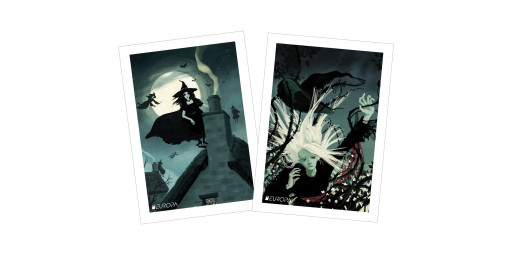 Set of 2 Europa Postcards