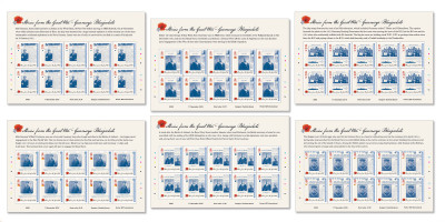 Sheets of 10
