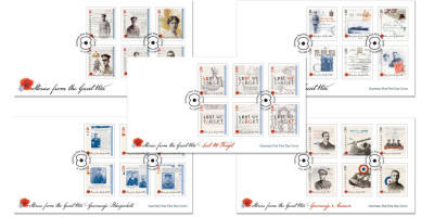 Five year series, FDC's - Stories from the Great War