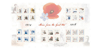 Limited Edition Uncut Imperforate Press Sheet