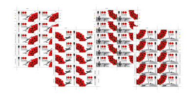 Sheets of 10