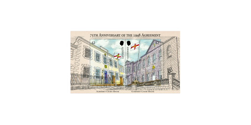 Martin Morck puts his stamp on miniature sheet to mark 75th anniversary of the 1948 Agreement