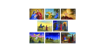 Set of 8 Stamps