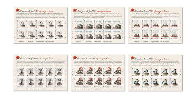 Sheets of 10