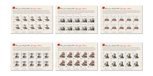 Sheets of 10
