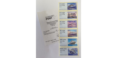 GG03 Post & Go Visiting  Cruise collectors strip G.I.C
