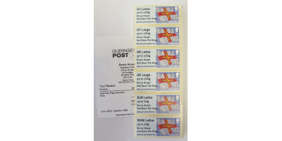 Envoy House GG02 Flags Kings Coronation overprint 5th May 
