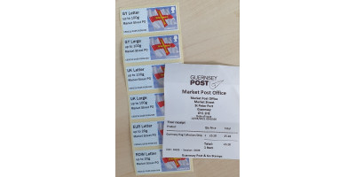Market Street PO Flag Overprint (GG05)