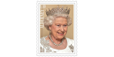 Alderney £10 Definitive Stamp