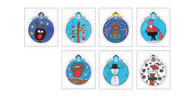 Set of 7 Stamps