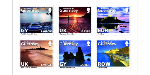 Set of 6 Gummed Stamps