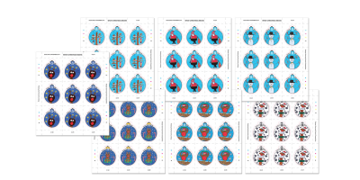 Sheets of 9