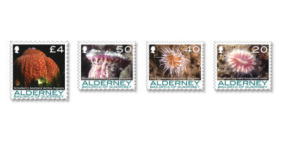 Set of four stamps £4, 50p, 40p, 20p