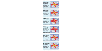 75th Liberation overprint