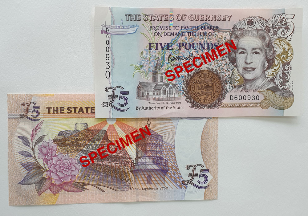 £5 Bank Note, B Haines with updated Security Thread