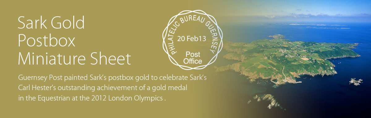 Sarks Gold Postbox