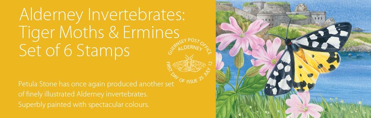 Alderney Invertebrates Tiger Moths & Ermines