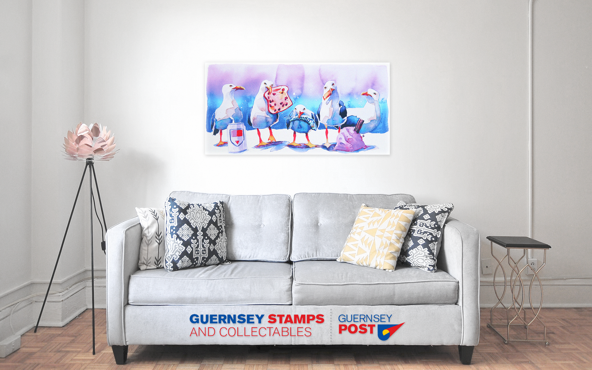 Seagull Mischief Canvas Print