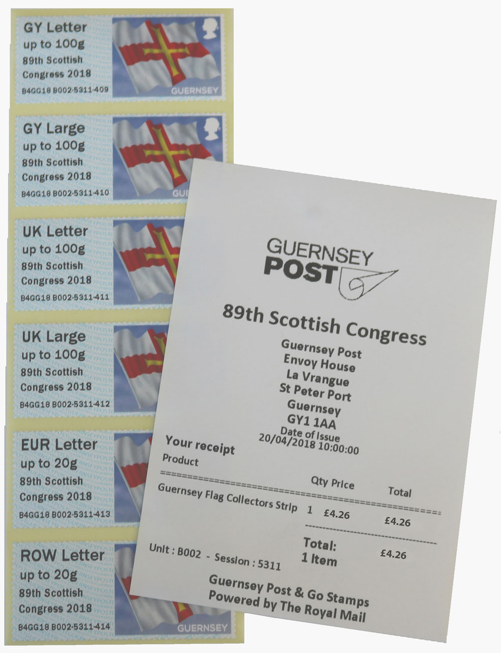 89th Scottish Congress 2018 B Series Overprint