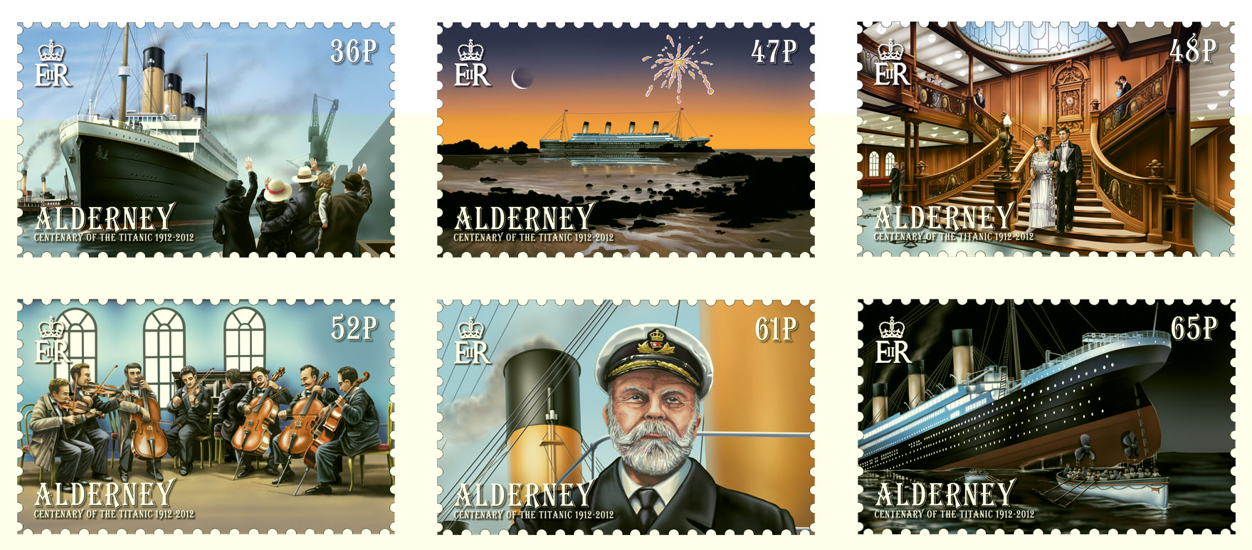 Set of Six Stamps