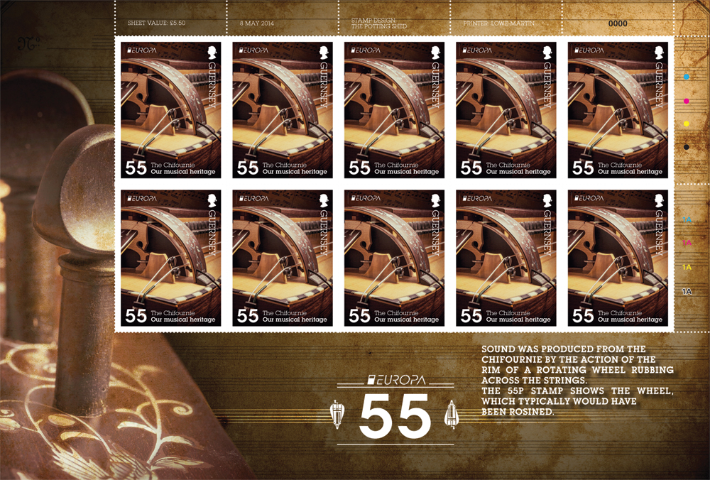 Sheet of 10 - 55p