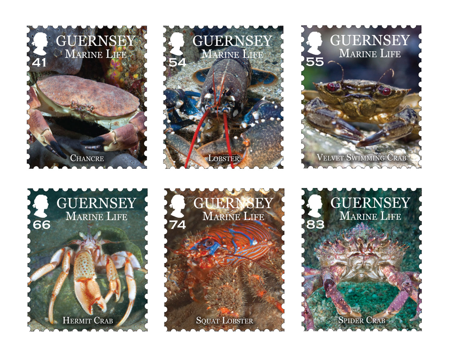 Set of 6 Stamps